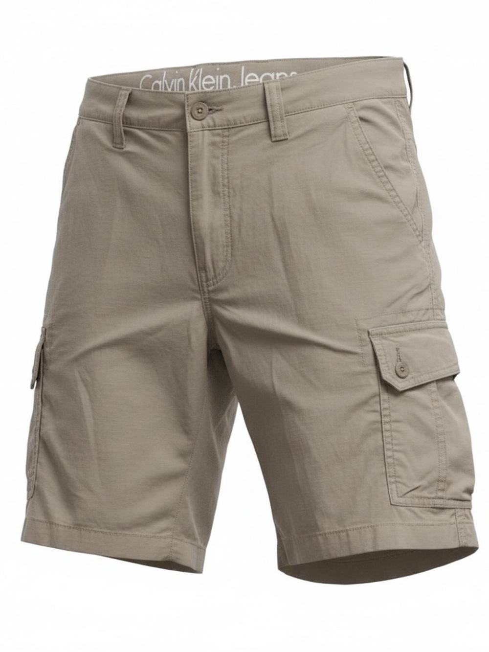 Calvin Klein Men's Cargo Shorts in Taupe